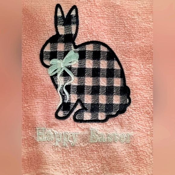 Embroidered Rabbit 🐇 Hand Towel Set - Picture 2 of 4